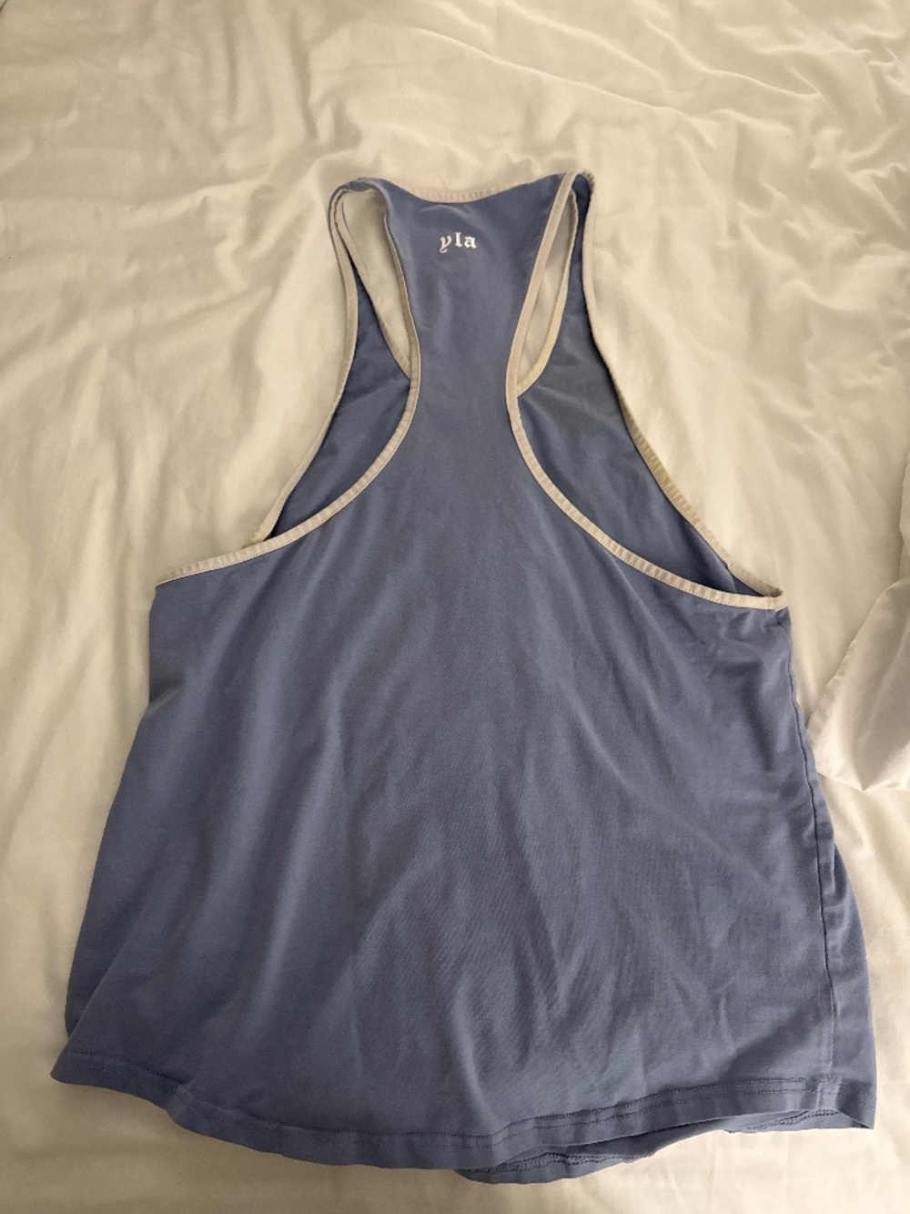 Blue 'youngla' Racerback Tank Top